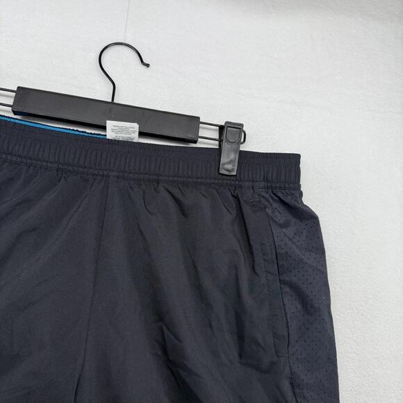 Gymshark Shorts Men's medium Black Aspect 2 In 1 Training Lined Workout Lifting - Picture 3 of 11